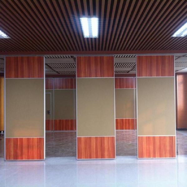 Commercial Folding Partition Doors Melamine Board Movable Wall Partitions For Office