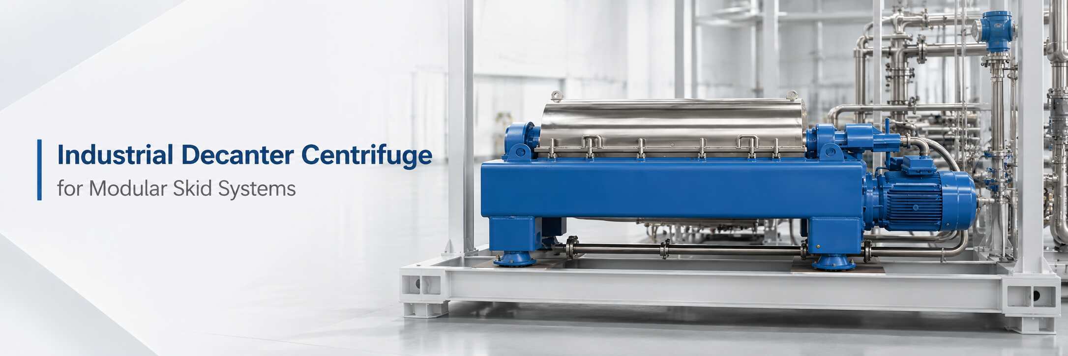 Industrial Decanter Centrifuge for Modular Skid Systems
