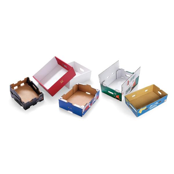 Automatic Corrugated Vegetables Carton Box Making Fruit Box Folding Machine