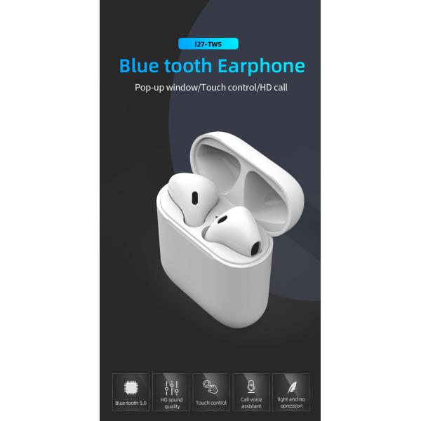 Handsfree GFSK Waterproof Wireless Bluetooth Earbuds Noise Cancelling