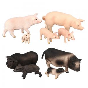China Simulation Animals Model Toys Sets Pig Plastic Action Figures Educational Toys For Children Kid Funny Toy Fig on sale
