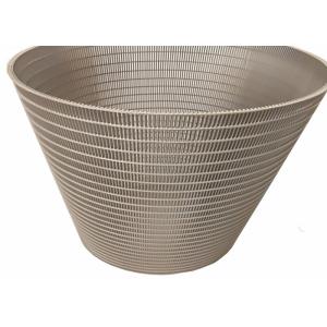 High Strength 30mm Width AISI 304 Wedge Wire Strainer Rectangular