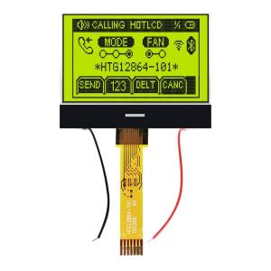 128X64 LCD COG Display , UC1601S Graphic LCD Module HTG12864-101