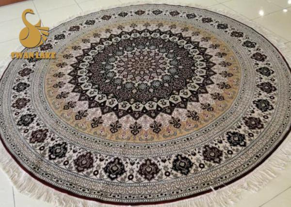 Quality Anti Bacterial Round Entrance Rugs Round Floor Mat 100% Polyester Material for sale