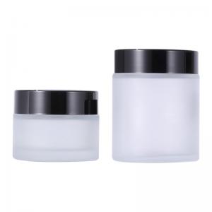 Buy cheap 60ml 120ml Frosted Glass Cream Jar 30cl Glass Candle Jar With Lid product