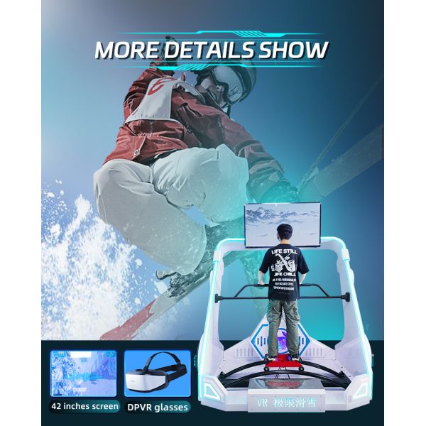 YHY Sport Game Machine Vr Ski Virtual Reality Gaming Equipment Indoor Exercise Skiing Game Machines