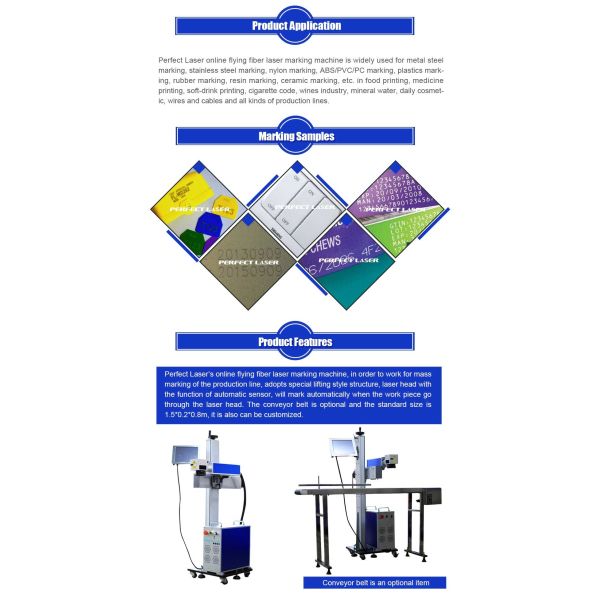 20W Laser Line Marking Machines QR Code Barcode CCD Display