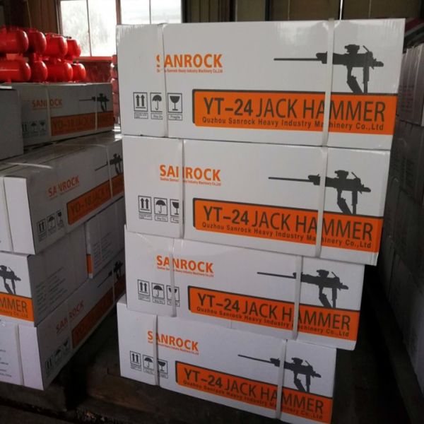 650 x 240 x 202mm Air Leg Rock Drill Machine Portable Jack Hammer for Construction Works