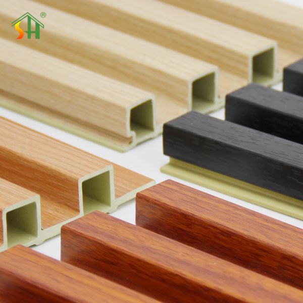 Wpc Fluted Wall Panel Interior Decoration Eco Wood Wpc Wall Panel Cladding Lamin Wpc Wall Panel