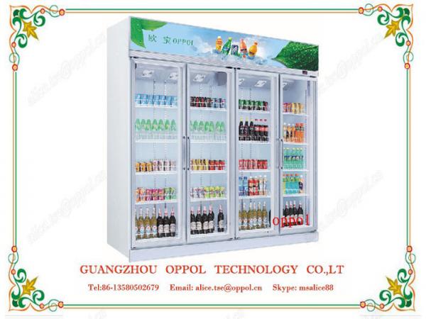 Quality OP-205 Retail Store Energy Drink cooler Beverage Display Cooler for sale