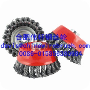 Twist Knotted Wire Cup Brushes