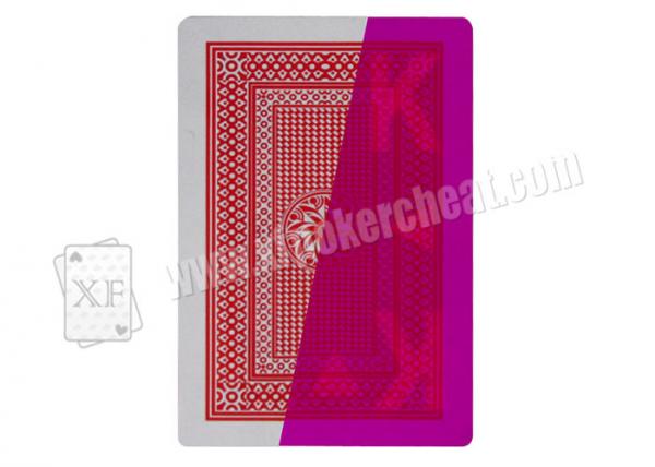 Quality Paper Playing Cards O-MEGA Invisible Marked Cards For Contact Lenses Poker Cheat for sale