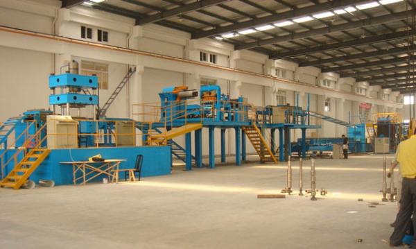 Quality Light Weight Aluminum Sheet Continuous PU/EPS Sandwich Panel Production Line With 3-6m/min for sale