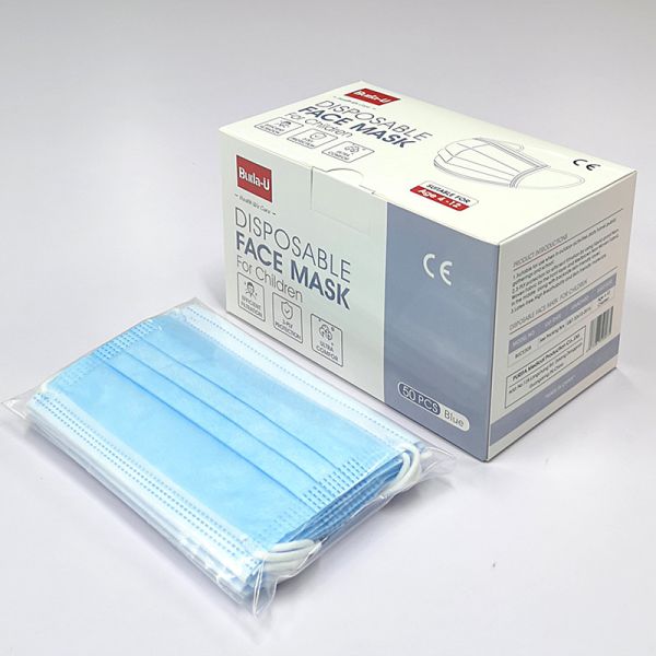 Childrens Disposable 3 Layer Mask , With Earloops , BFE≥98%. CE And FDA. Breathable And Comfortable