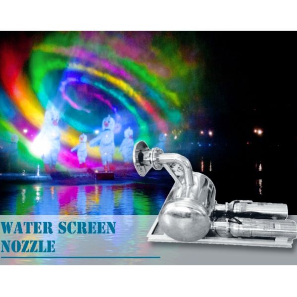 3" Stainless Steel Digital Movie Show Water Curtain Nozzle