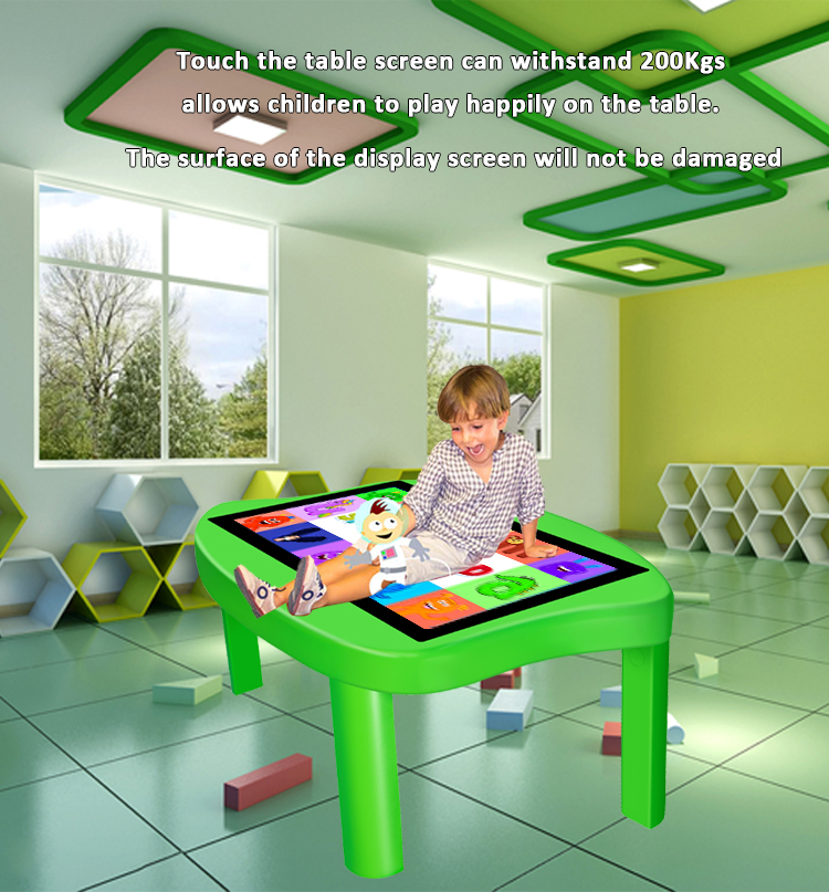 43 Inch Multi Colour Interactive Touch Table with 20 Contact Points and 1 Year Warranty for Education