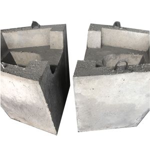 Tundish Stabilizer Precast Concrete Foundation Blocks , Precast Retaining Wall