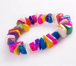 Buy cheap Shell crafts shell bracelet color stone bracelets product