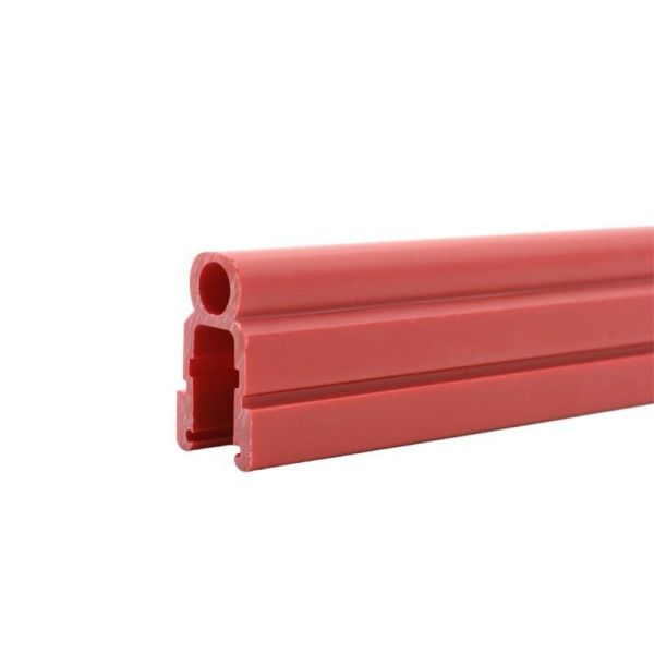 Red Plastic U Channel Customized Size Building U Shaped Plastic Channel Profiles Customized