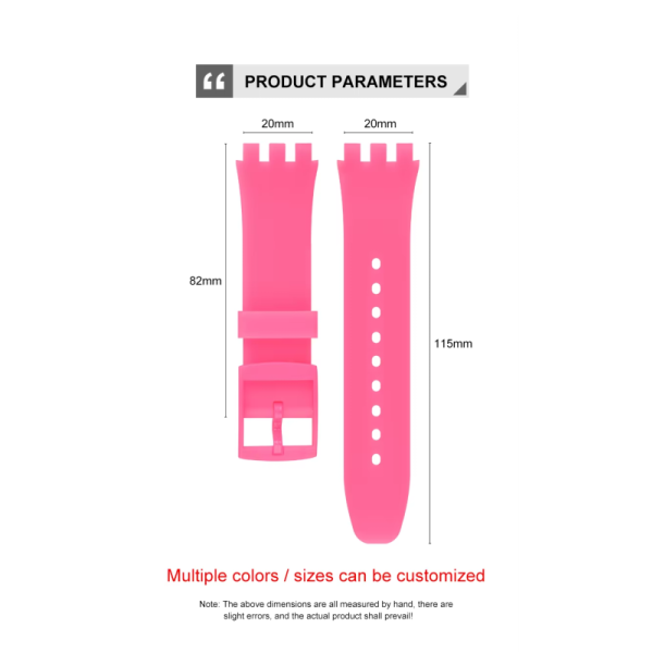 Highly Elastic, Soft, And Durable Silicone Watch Band · Compatible With All Smartwatches | Customizable Logo And Colors - China Wholesaler SHX