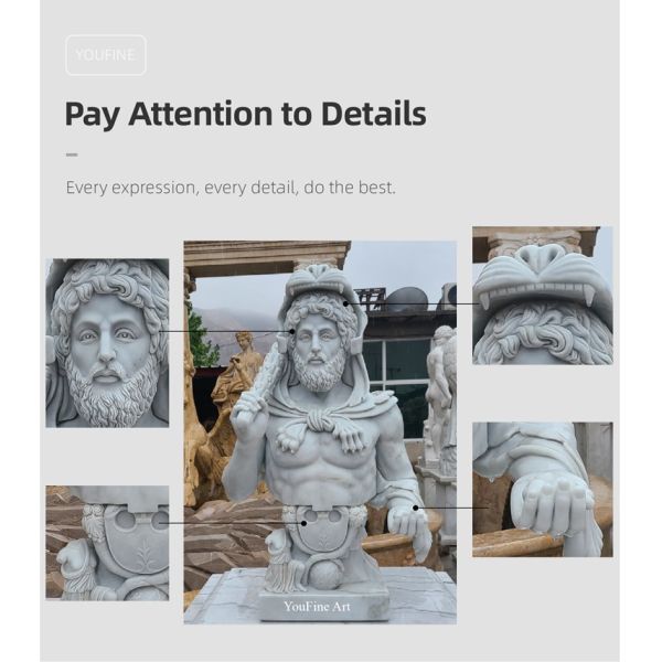 Stone David Statue Statue David Life Size Famous White Marble Bust Statue
