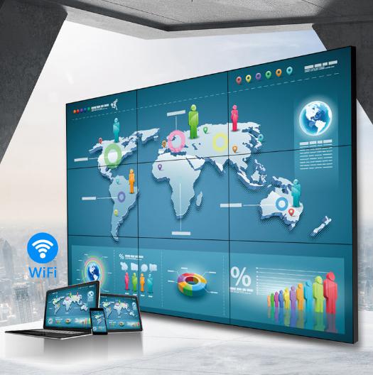 46 Inch 72% Color Gamut ADS Panel LCD Video Wall Screen With 3.5mm Seams