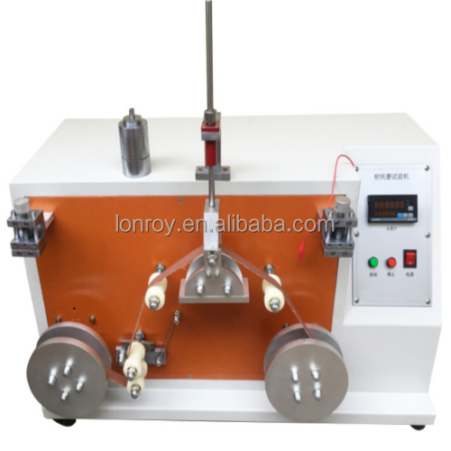 DIN 72551 ISO 6722 Automobile Wire Abrasive Belt Drag Grinding Testing Machine