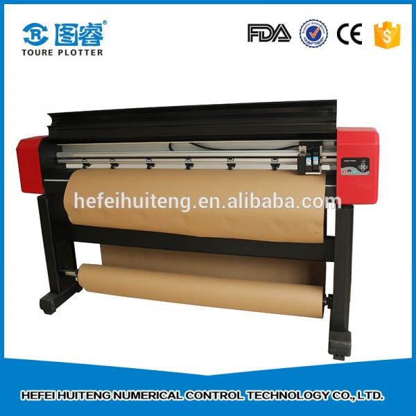Vertical Flatbed Pen Plotter With Continuous Ink Supply 60 Meters / Hour