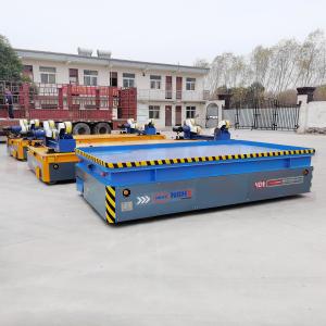 Buy cheap Heavy Duty Transporter Platform Material Handling Battery Powered Transfer Trolley product