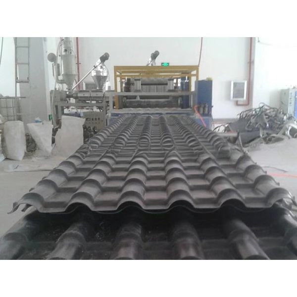 5mm Thick Recycled Plastic Extruder Corrugated Roof Tile PP Sheet Extrusion Machine