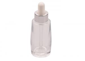 Buy cheap 20/400 30ml Clear Glass Dropper Bottles 30g Body Oil Glass Bottle product