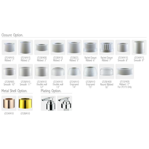 JY315-33 Polypropylene 28 400 Lotion Pump For Body Lotion