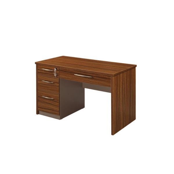 ISO9001 Compliant Computer Desk With Drawers , Compact Computer Desk Smooth Edge