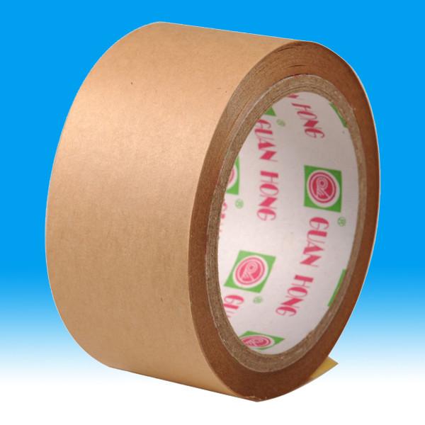 Quality Brown waterproof Brown gummed kraft paper tape of Excellent holding power for sale