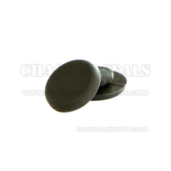 Medical Industry Rubber Bumpers Black Frost Surface High Temperature Resistance