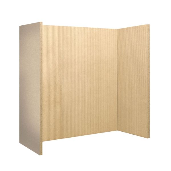 Beige Nontoxic Brick Effect Vermiculite Fire Board Shockproof For Stove
