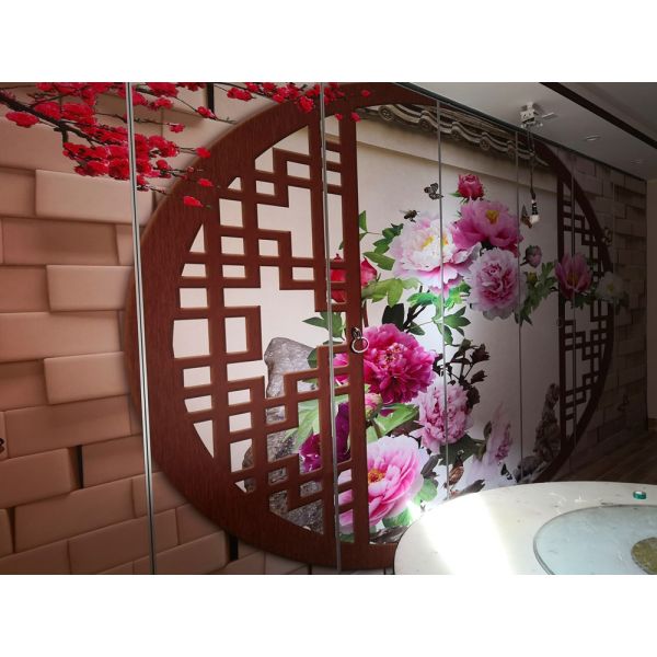 Sound Proof Panels Office Folding Partition Walls Removable Hanging System Melamine Surface