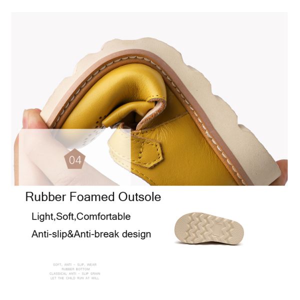 Toddler Rubber Outsole Slip On Casual Shoe