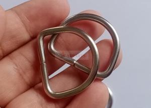 China 25x30mm Metal D Rings For Fabrication Of Removable Insulation Blanket on sale