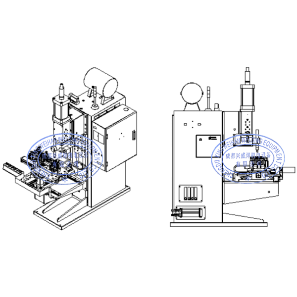 Automatic Projection Welding Machine Stainless Steel Bolt Resistance 100 250KVA
