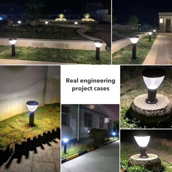 Easy Install IP65 Waterproof LED Lawn Lights Outdoor Landscape Lighting Solar Powered Lawn Lamps