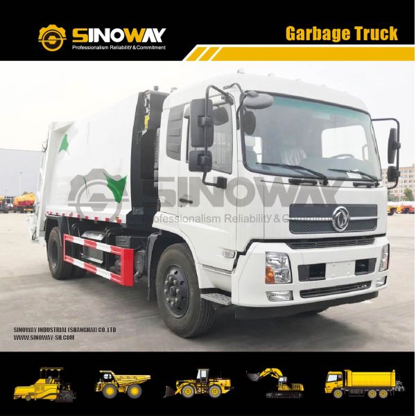 High Compression Ability Garbage Collection Truck Vehicle 12/16m3 Hopper Capacity