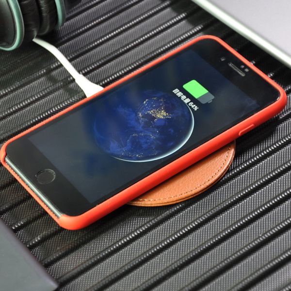 Universal 10W High-qaulity & Fast Charging PU Leather Wireless Charger