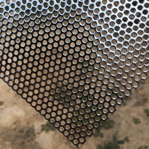 China Mill Edge Decorative Stainless Steel Sheet 0.12 Inch Hole Metal Mesh Sheet on sale