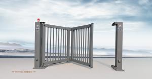 Buy cheap Villa Entrance Aluminum Bi Folding Gates , Trackless Automatic Bi Fold Gates product