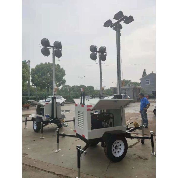 Mobile Lighting Vehicle Automatic Lifting Outdoor Night Construction Lighting