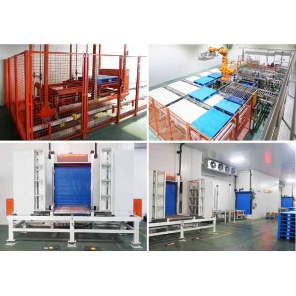 Double Deep pallet Stacker Crane ASRS, Floor Supported SRM(Storage Retrieval Machine), Automatic Storage And Retrieval System,Room Temperature