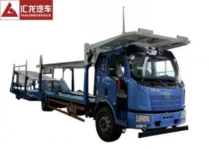China Heavy Duty Auto Transport Trailer 325HP Diesel Engine  Hydraulic Control System on sale