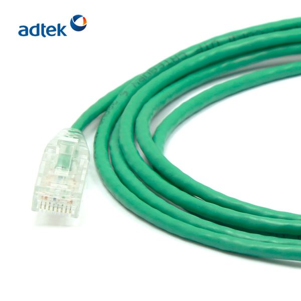 24AWG 26AWG Copper Patch Cord Cat6 Gigabit Molded Shielded