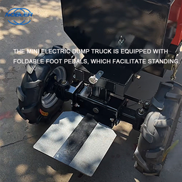 4 Tire Electric Starting Mini Dump Truck Work Continuously For 4 Hours